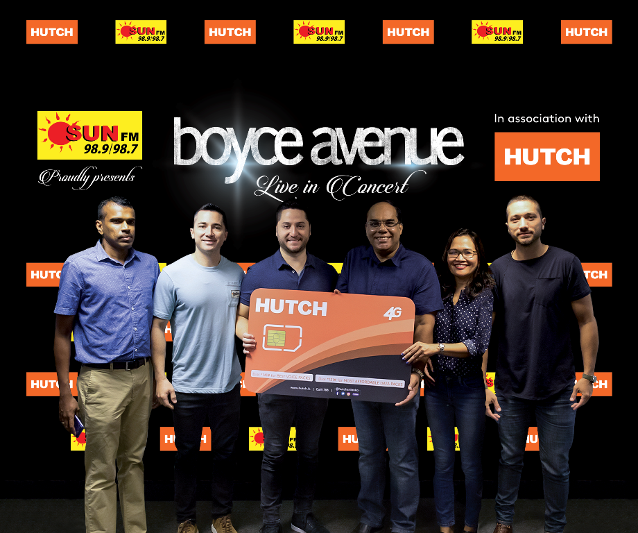 SUN FM proudly presents Boyce Avenue Live in Colombo in Association with HUTCH