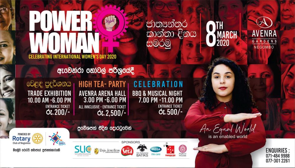 Power Woman – All Set for Sri Lanka’s largest Women’s Day Celebration in 2020