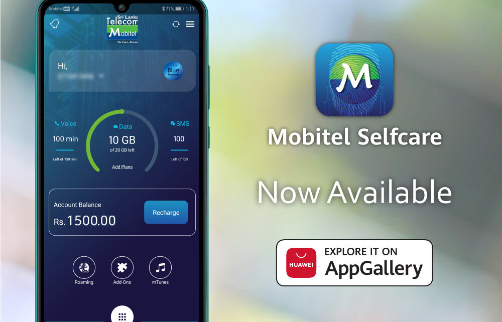 Mobitel apps are now available on Huawei AppGallery
