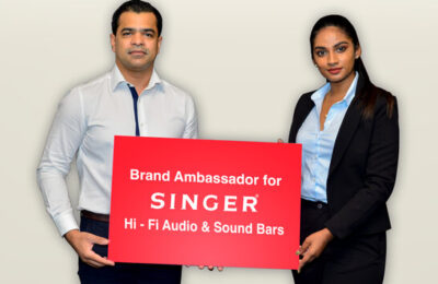 Singer signs Falan Andrea as Brand Ambassador for its  Hi-Fi Audio and Sound Bar range