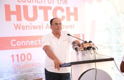 HUTCH inaugurates the Gamata Sannivedanaya- WeniwelAra Tower providing internet connectivity to over 1,000 rural students