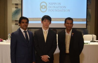 The Nippon Donation Foundation facilitates Roshan Mahanama