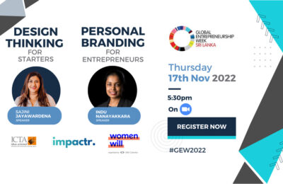 Women Will together with Impactr celebrates Global Entrepreneur Week 2022 hosted by ICTA