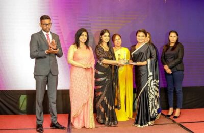 Heshani Kaumadi, Founder and CEO of InTalent Asia, recognized for Self-Reliance at Saubhagya Femina Awards