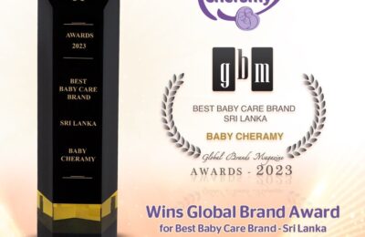 Baby Cheramy Crowned “Best Baby Care Brand, Sri Lanka – 2023” at Global Brand Awards