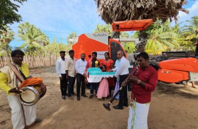 Kubota DC-93G: Leading the Paddy Harvesting Revolution to the Northern Province