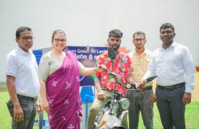 Varun Beverages Gears Up for Clean Green Sri Lanka, Electric Bicycles Power Up PET Plastic Collection Initiative