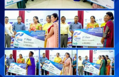 ‘DIVA දෑතට දිරියක්’ ව්‍යවසායකත්ව කුසලතා සංවර්ධන වැඩසටහනෙහි ඌව පළාත් වැඩමුළුවේ ජයග්‍රාහිකාවන් ඇගයෙයි