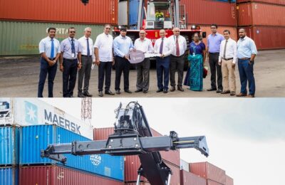 Rank Container Terminals හි කාර්යක්ෂමතාවය වර්ධනයට DIMO වෙතින්  Kalmar Reach Stacker