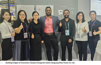 Hayleys Energynet Partners with Hengyang Ritar PowerCo. Ltd for a Greener Energy Future