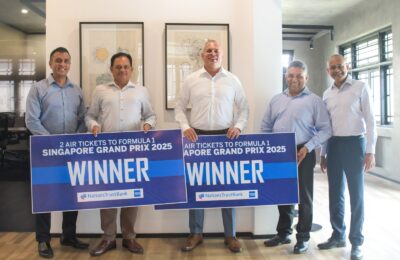 Nations Trust Bank American Express Cardmembers receive complimentary front row seats at Formula 1 in Singapore