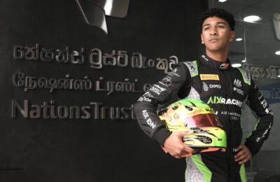 Nations Trust Bank partners with Sri Lanka’s first FIA Formula 3 driver, YevanDavid