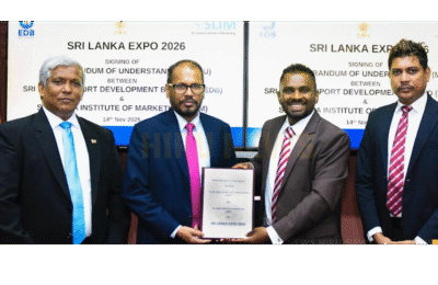 EDB and SLIM sign MOU for Sri Lanka Expo 2026