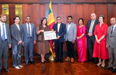 Colombo-Based Diplomats Make Rs. 3.6 Million Personal Contribution to the ‘Rebuilding Sri Lanka’ Fund