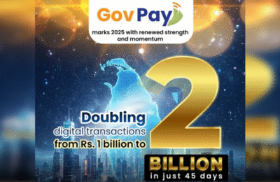 GovPay Concludes 2025 with Rs. 2 Billion in Digital Transactions