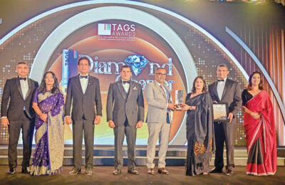 JXG feted at CA Sri Lanka 60th anniversary TAGS Awards