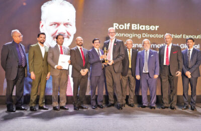 Baurs CEO Rolf Blaser honoured by Global CEO Forum
