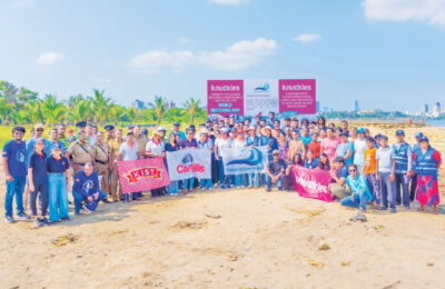 Cargills adopts Crow Island Beach in partnership with COF Lanka