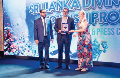 Sri Lanka promotes marine tourism through celebrity diving expedition