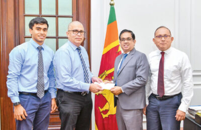 MAC Holdings contributes Rs. 5 million to ‘Rebuilding Sri Lanka’ Fund