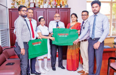 Fashion Bug donates angiogram cover to Colombo South Teaching Hospital Kalubowila