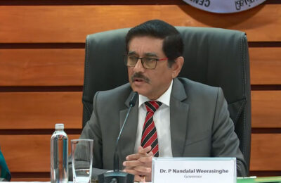 Sri Lanka CenBank chief says reserve building is done carefully without pressurizing rupee