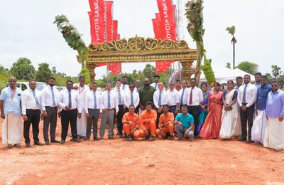Toyota Lanka building a stronger future to elevate mobility in the North.